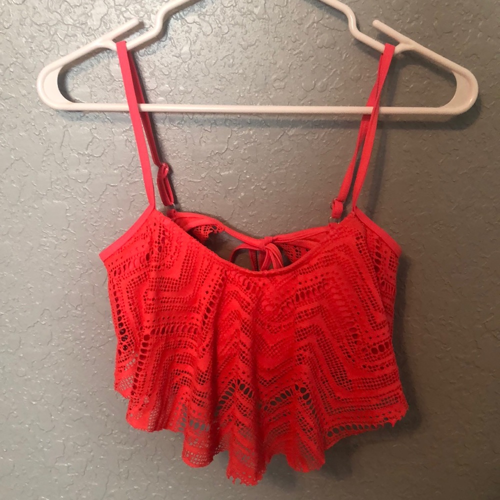 Pink bathing suit top size M